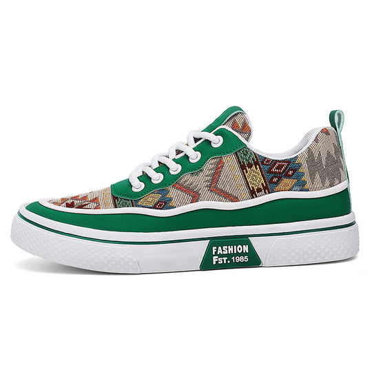 Damen Trendige Freizeitsneaker mit exklusivem Tribal-Design EB