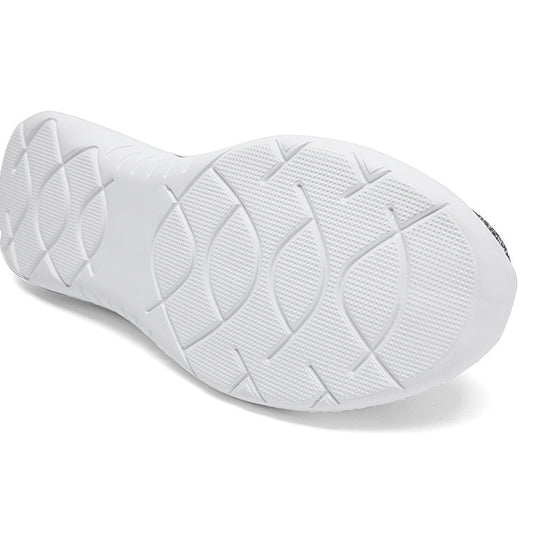 Damen Slip-On Sneakers mit elastischen Einsätzen und atmungsaktiver Stricktechnologie EB