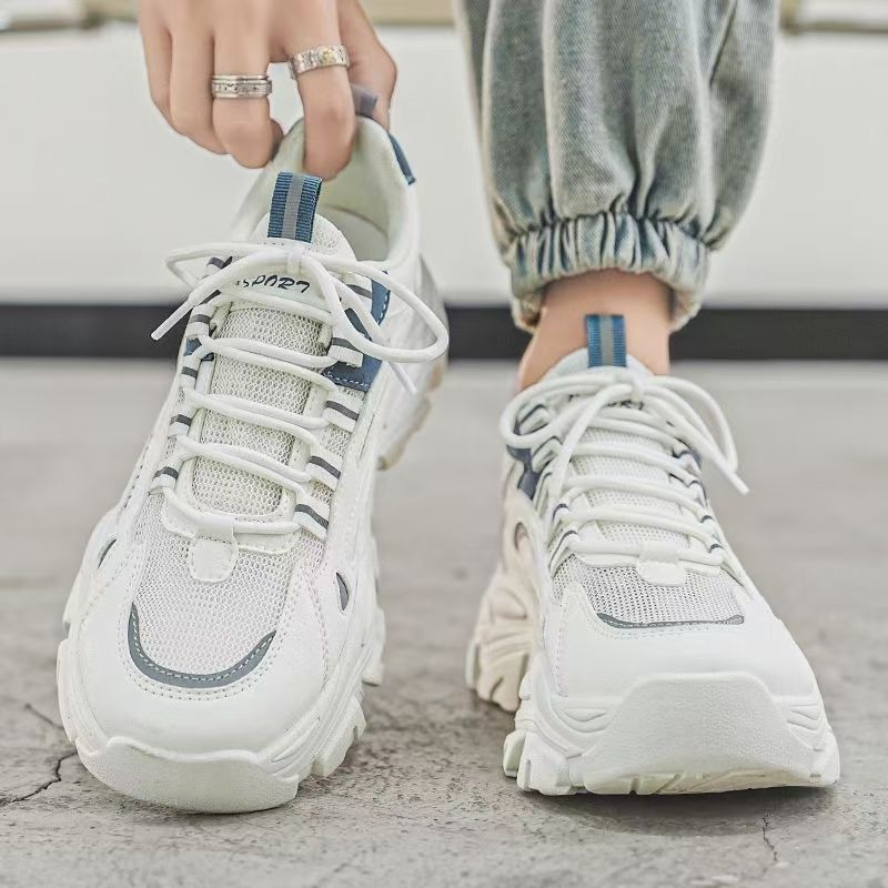 Damen Komfortable Sneakers mit atmungsaktiver Oberﬂäche und stoßdämpfender Sohle EB