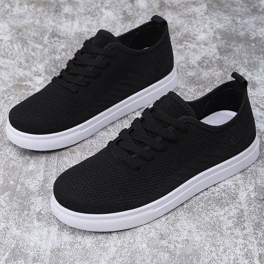Damen nan leichter Strick-Slip-On Sneaker mit elastischem Sockeneinstieg, atmungsaktivem 3D-Gestrick und dämpfender Leichtsohle EB