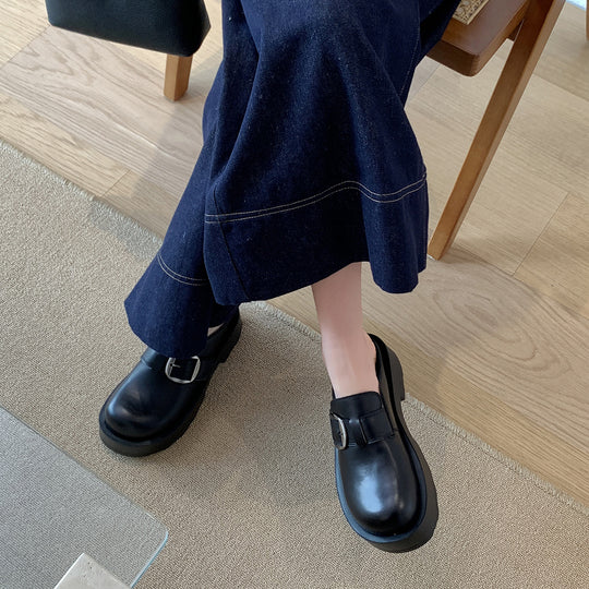 Damen Clogs mit elegantem Schnallenverschluss und rutschfester Sohle EB