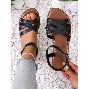 Damen Geflochtene Sandalen EB