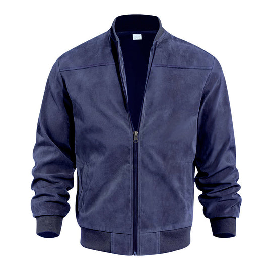 Herren Steppjacke mit strukturiertem Design und ribbed Bündchen EB