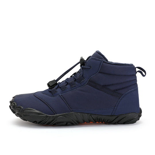 Unisex nan knöchelhoher Winter-Explorer-Boot mit Fleecefutter, Schnellzug-Schnürung und rutschfester Multiterrain-Sohle EB