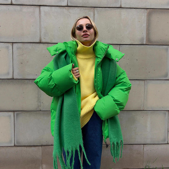 Damen Übergroße Daunenjacke EB