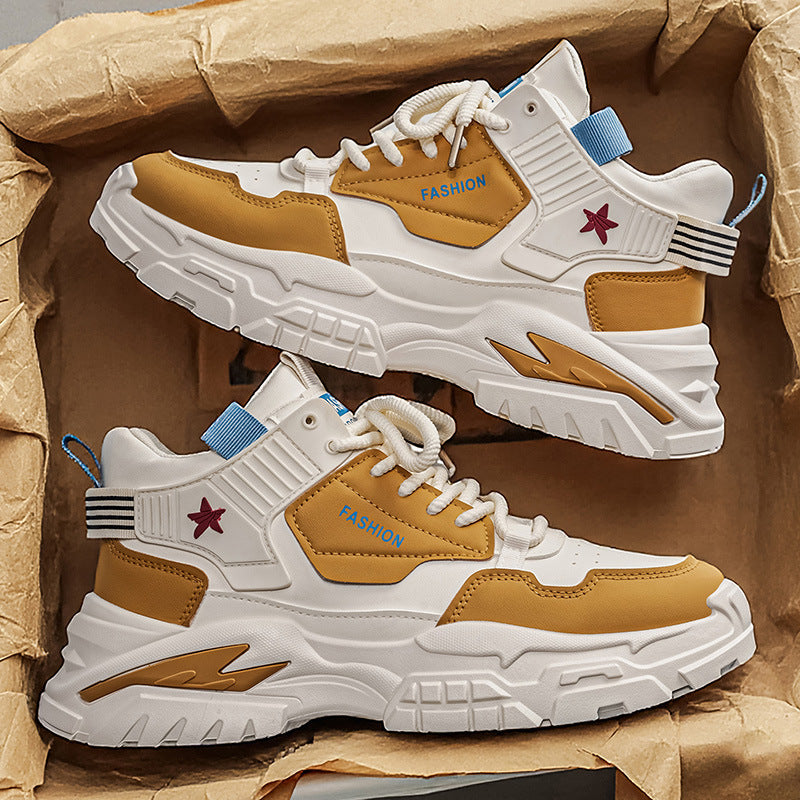 Damen Sportliche Chunky Sneakers mit stabiler Profilsohle und ergonomischer Dämpfung EB
