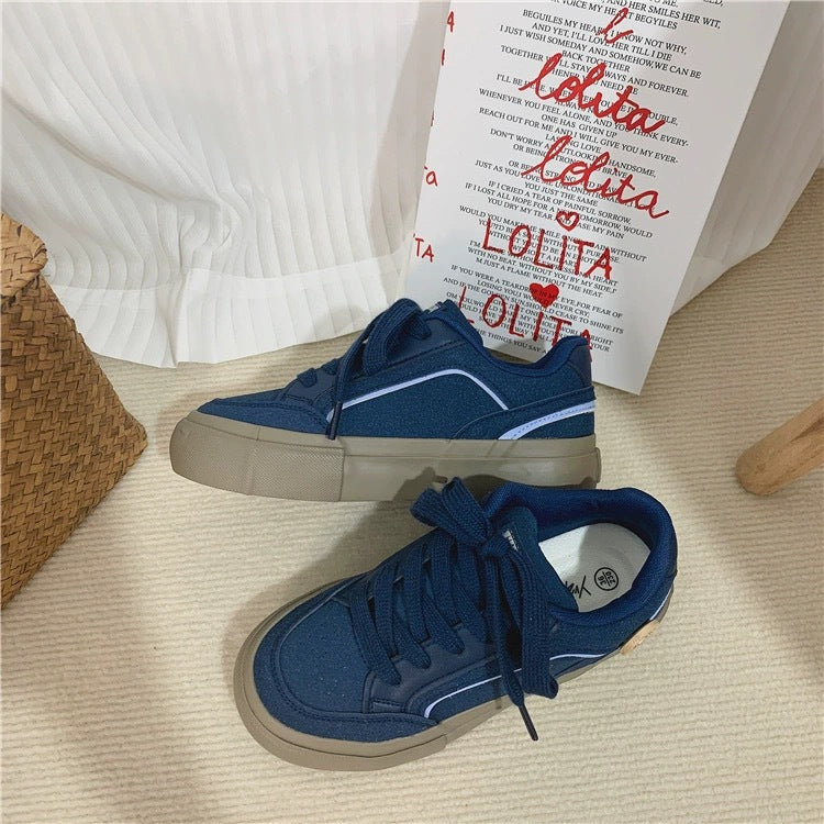 Damen Modische Sneakers mit atmungsaktiver Obermaterialstruktur und bequemem Dämpfungssystem EB