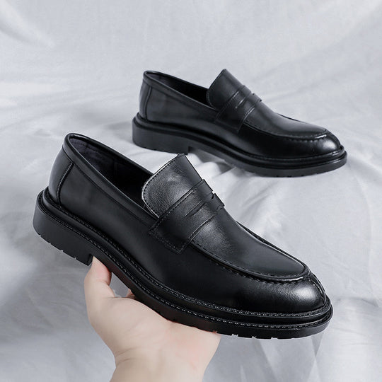 Damen Lederslipper mit rutschfester Profilsohle und eleganter Applikation EB
