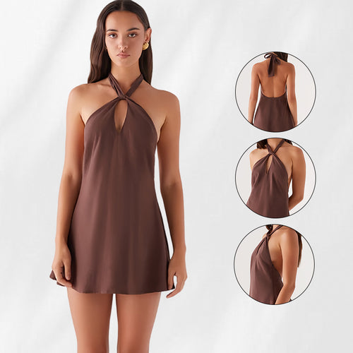 Damen Halterkleid im eleganten Design EB