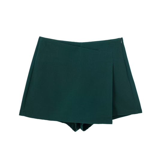 Damen sportliche Shorts mit elegantem Layering-Design EB
