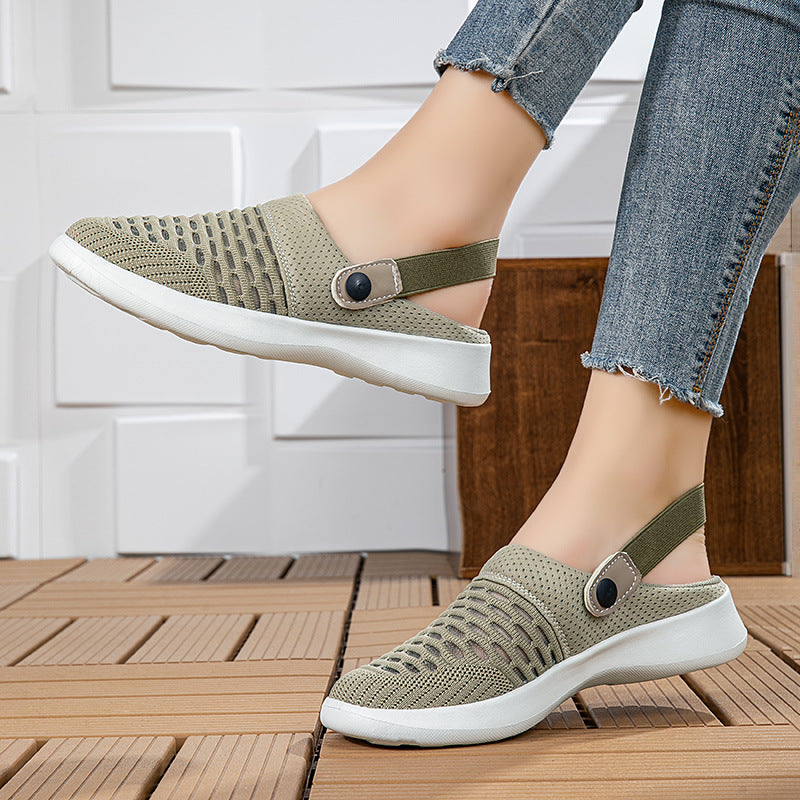 Damen Atmungsaktive Freizeitschuhe mit elastischem Riemen EB