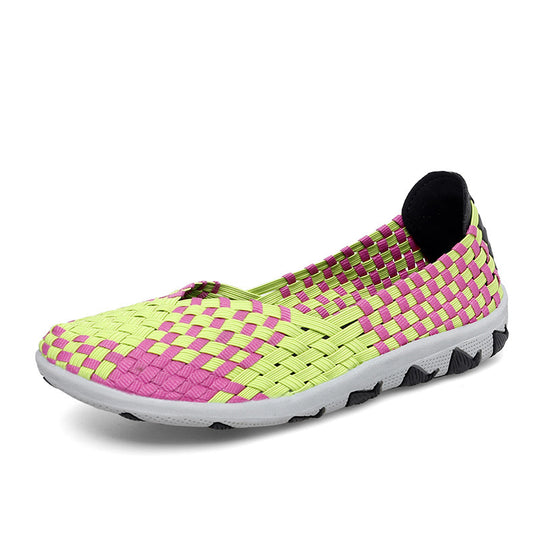 Damen Komfortable und atmungsaktive Slip-On Sneakers EB