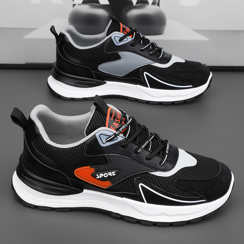 Damen Sportliche Sneakers mit atmungsaktiver Mesh-Konstruktion und dämpfendem Sohlenprofil EB