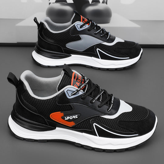 Damen Sportliche Sneakers mit atmungsaktiver Mesh-Konstruktion und dämpfendem Sohlenprofil EB