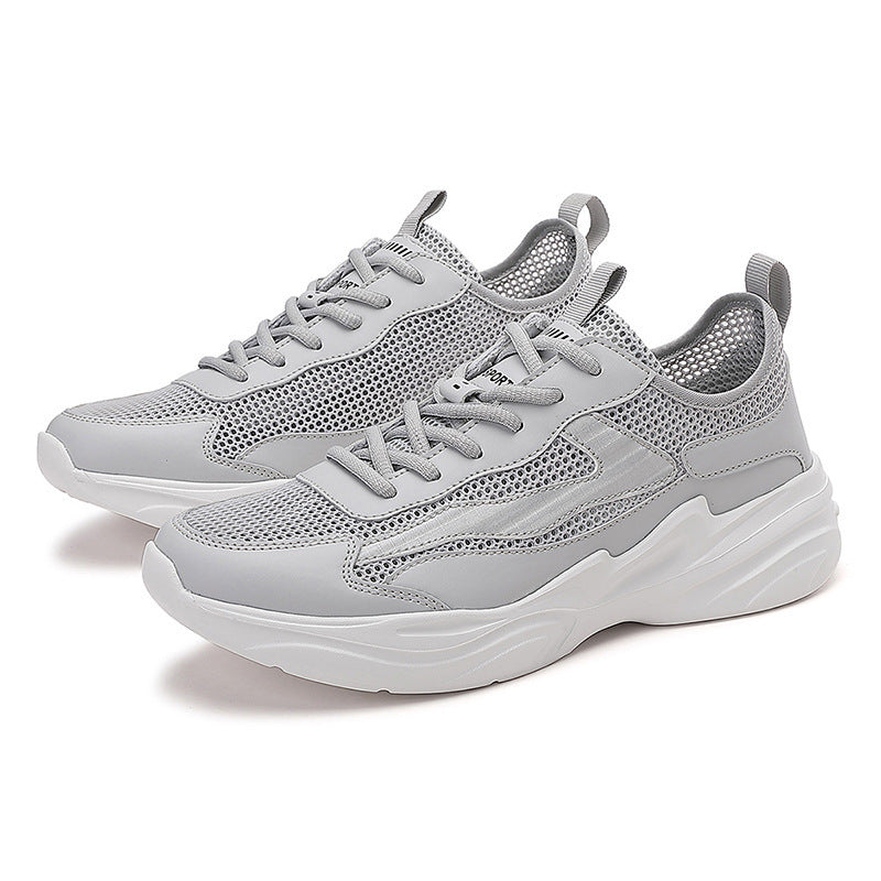 Damen Sportliche Sneakers mit atmungsaktiver Mesh-Oberfläche EB
