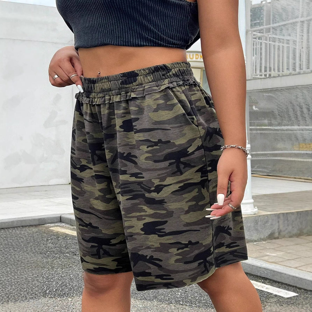 Damen Freizeithosen im modernen Camouflage-Design EB