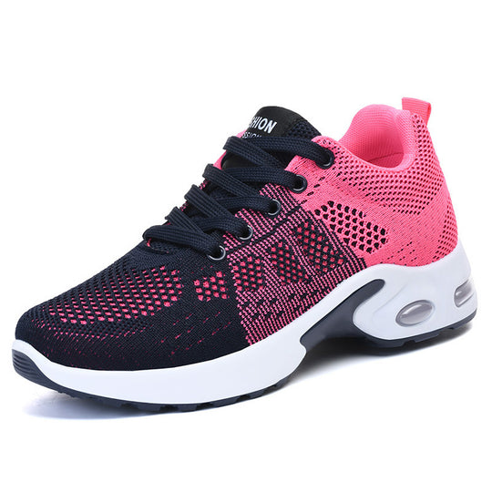 Unisex nan atmungsaktive Strick-Sneaker mit Luftkissenabsatz EB