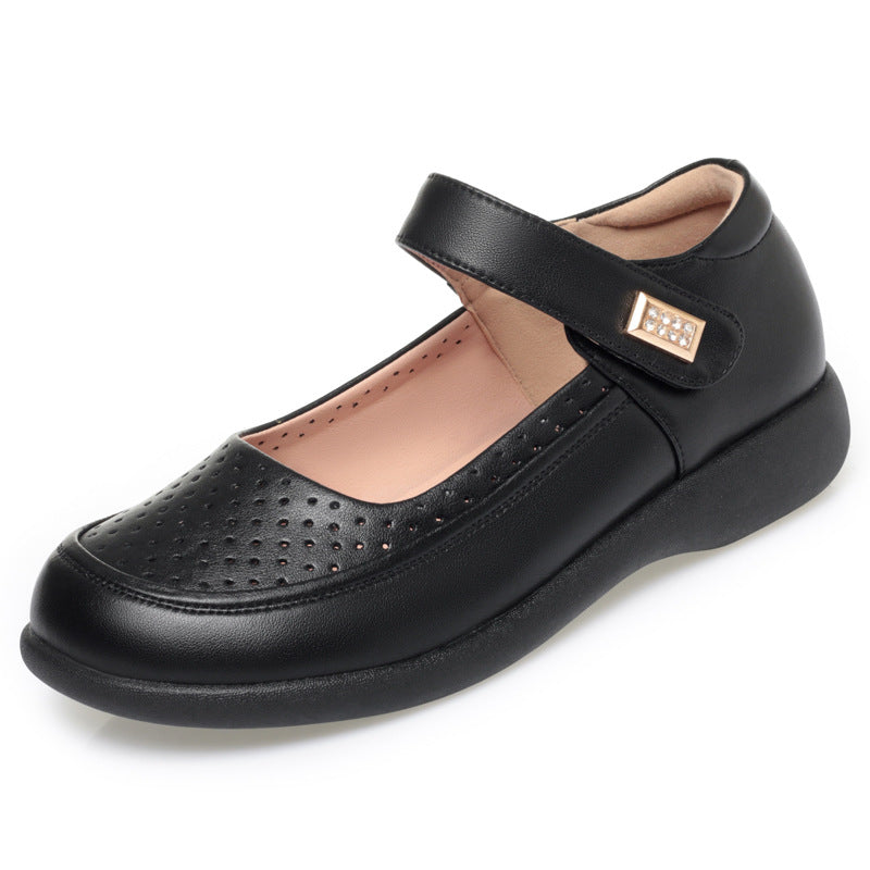 Damen Komfortable Mary Jane Ballerinas mit elegantem Verzierungsdetail EB