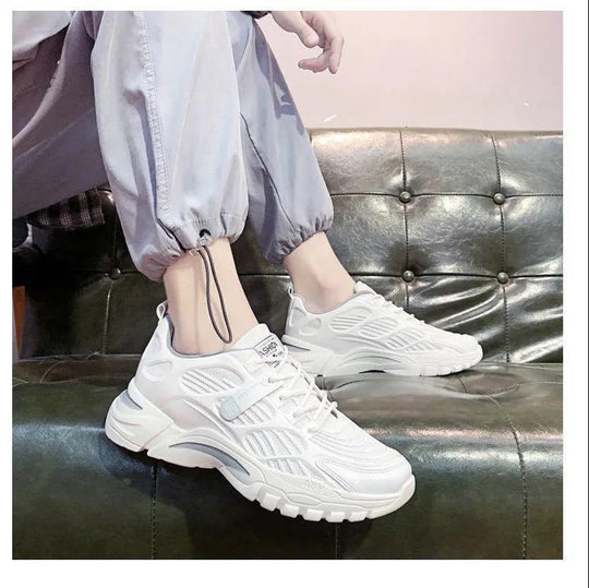 Damen Sportliche Air Cushion Sneakers mit atmungsaktivem Mesh-EB