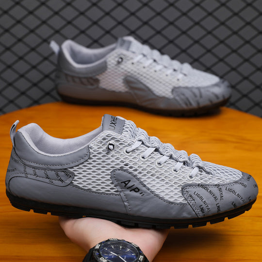 Damen Atmungsaktive und leichte Sport Sneakers mit flexibler Laufsohle EB