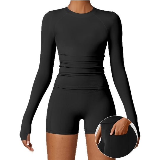 Damen Sportliches Langarm-Oberteil EB