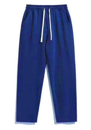 Unisex nan lässige Straight‑Leg Jogginghose mit elastischem Komfortbund, kontrastierendem Kordelzug und seitlichen Eingrifftaschen EB