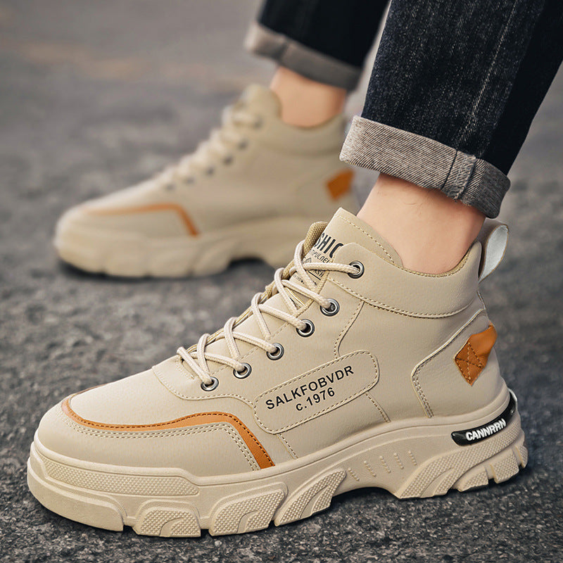 Damen Sportliche High-Top Sneakers mit robustem Sohlenprofil EB