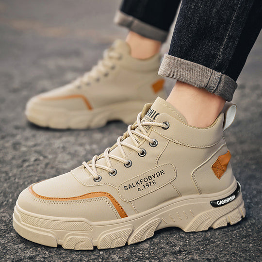 Damen Sportliche High-Top Sneakers mit robustem Sohlenprofil EB