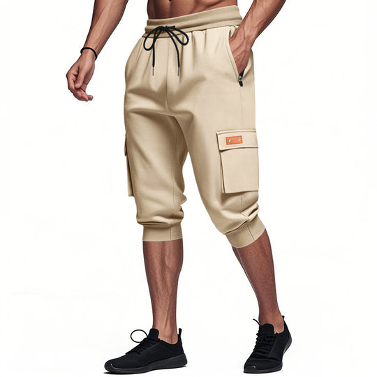 Herren Cargo-Shorts mit elastischem Bund und praktischen Seitentaschen EB