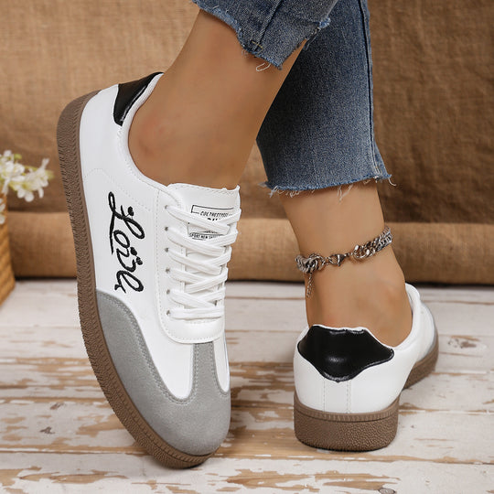 Damen Sportliche Sneakers mit modernem Obermaterial und rutschfester Sohle EB