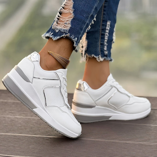 Damen modische Sneaker mit ergonomischer Dämpfung und stylischem Design EB