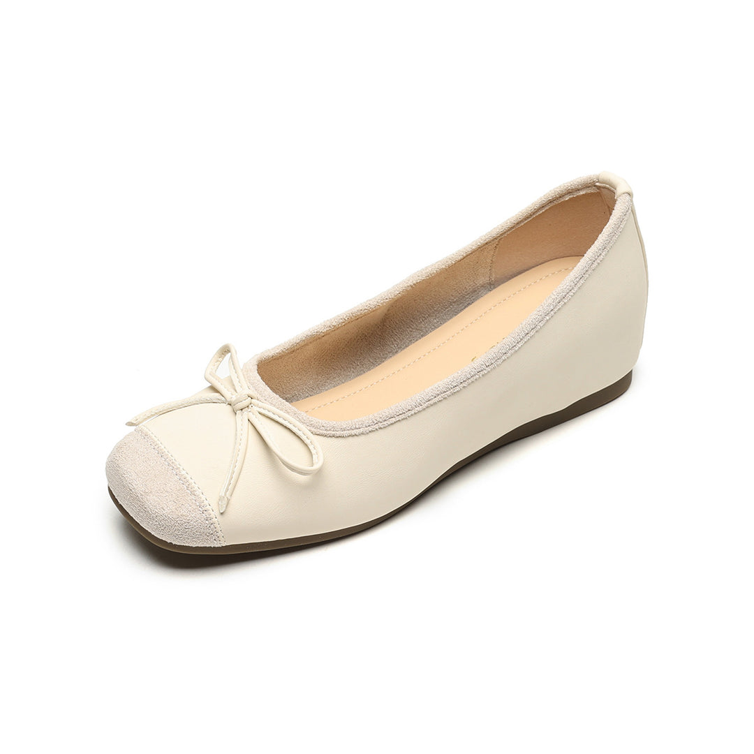 Damen Slingback Ballerinas mit dekorativem Schleifendetail EB