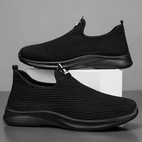Damen nan nahtloser Komfort-Slip-On Sneaker mit feinem Stricknetz, elastischem Einstieg und reaktiver Leichtdämpfung EB