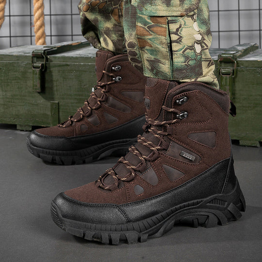 Herren Multifunktionale Tactical Stiefel mit rutschfester Sohle und atmungsaktiver Konstruktion EB