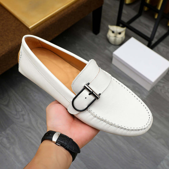 Damen Mokassins mit eleganter Schnallen-Applikation EB