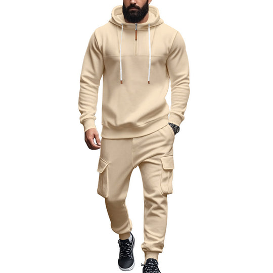Herren Kapuzensweatshirt und Cargo-Hose Set EB