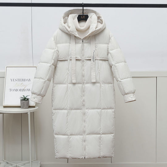 Damen Lange Daunenjacke EB