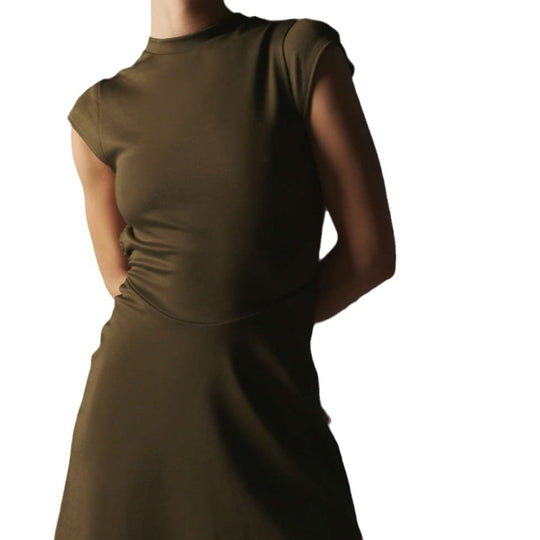 Damen Elegantes und figurbetontes Freizeitkleid EB