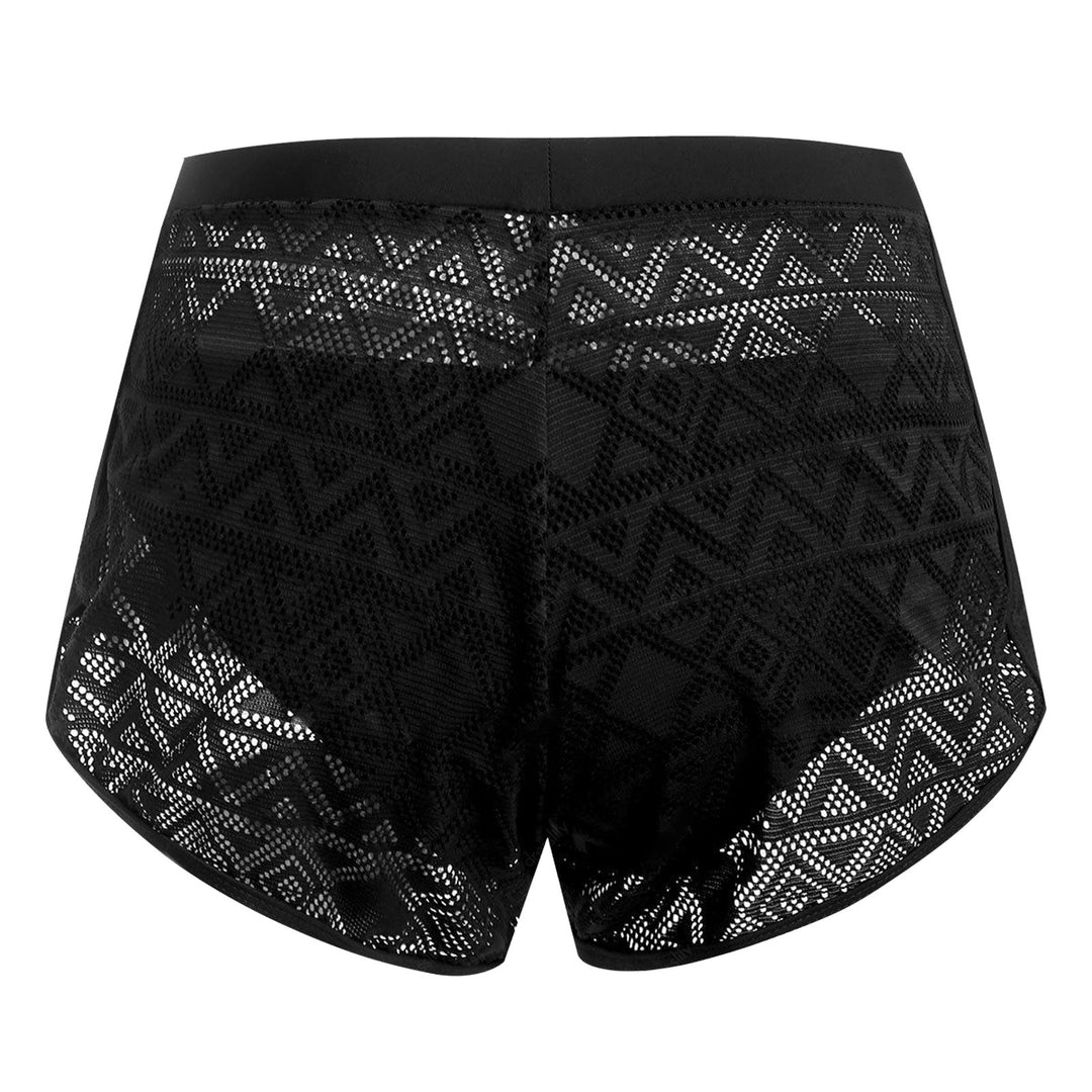 Damen Sportliche Shorts mit luftiger Netzstruktur EB