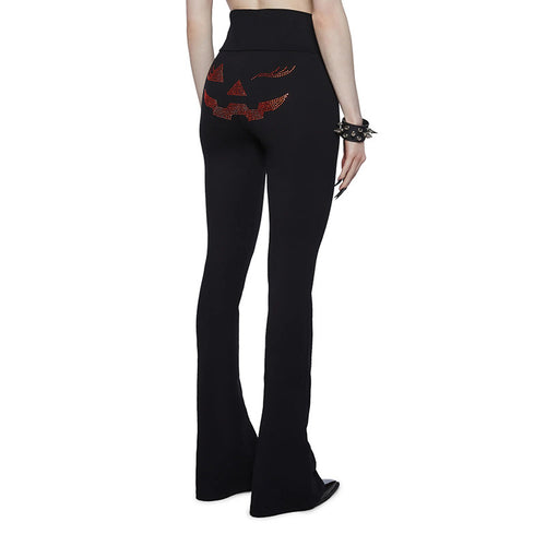 Damen Sportliche Bootcut-Hosen mit hohem Bund und Figur schmeichelndem Schnitt EB