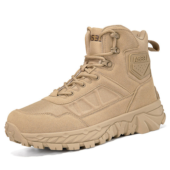 Herren Hochwertige Outdoor-Stiefel mit rutschfester Sohle und verstärktem Knöchelschutz EB