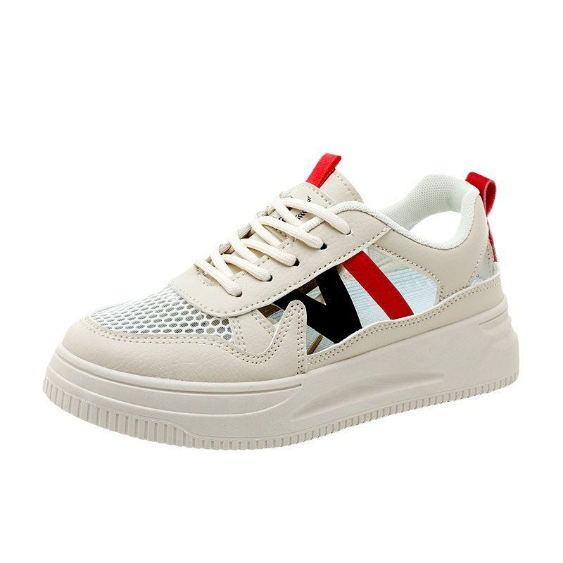 Damen modische Sneaker mit atmungsaktiver Mesh-Oberfläche und dämpfendem Sohlenprofil EB