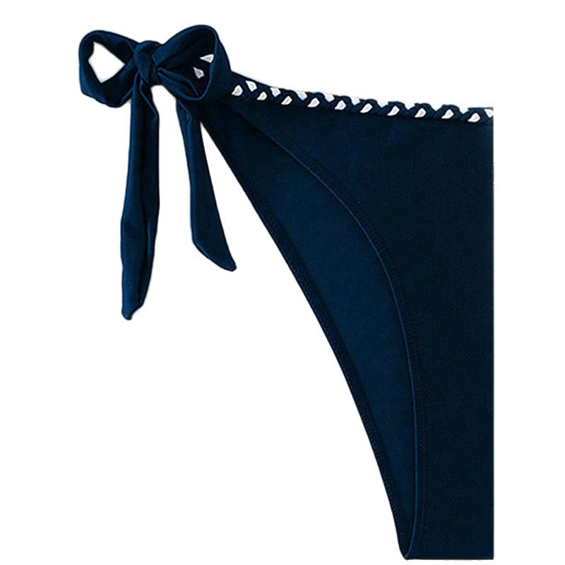 Damen Bandeau-Bikini mit verspieltem Schleifendetail EB