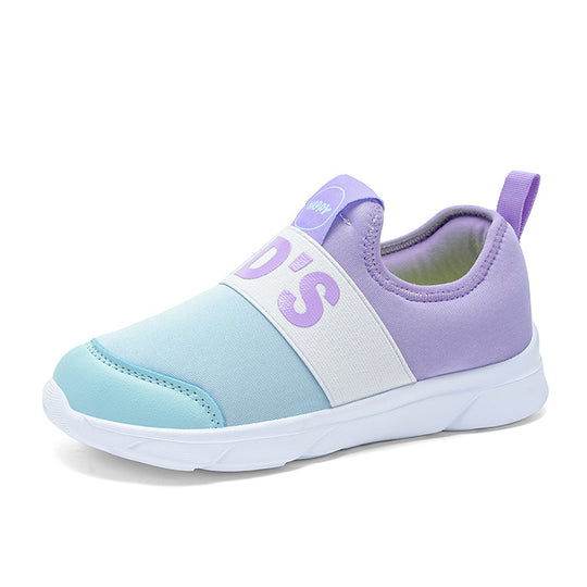 Damen Atmungsaktive Slip-On Sportschuhe mit elastischem Band EB