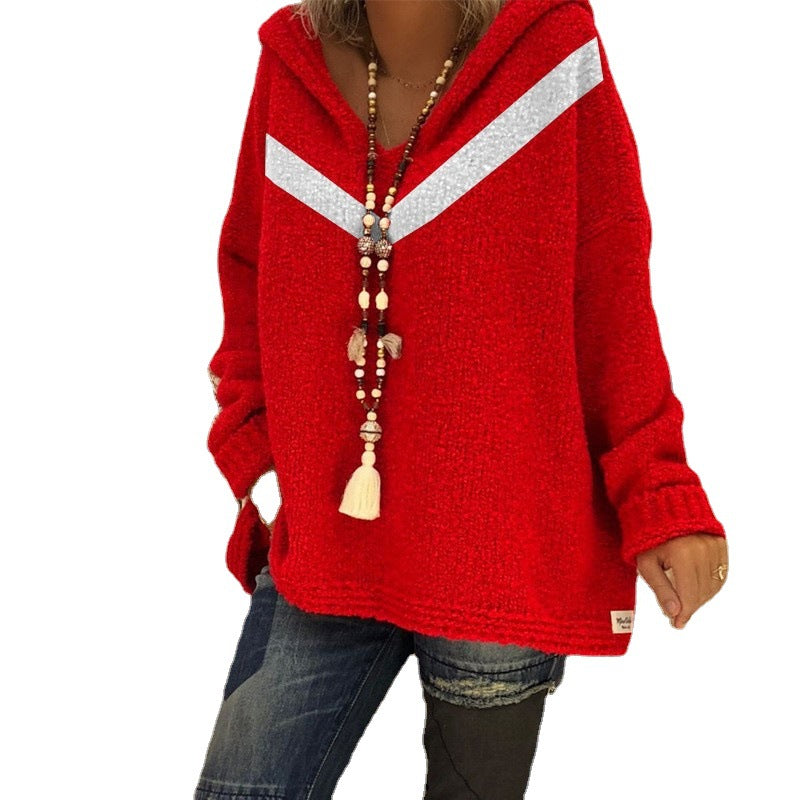 Damen Gemütlicher Kapuzenpullover EB