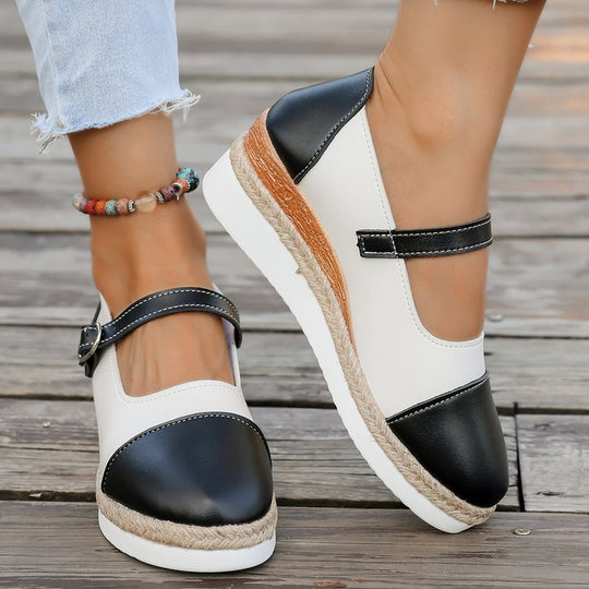 Damen modische und bequeme Sandaletten mit floralem Design EB