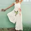 Damen Overall aus atmungsaktivem Baumwollmix mit buntem Floral-Motiv EB