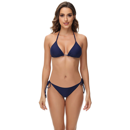 Damen Triangel-Bikini mit verstellbaren Trägern EB