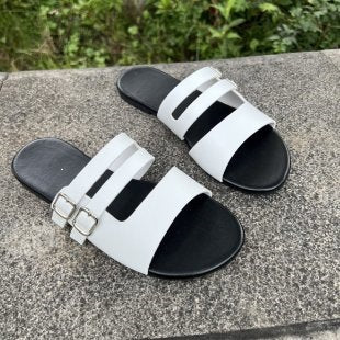 Damen Komfortable Doppelschnallen-Sandalen EB