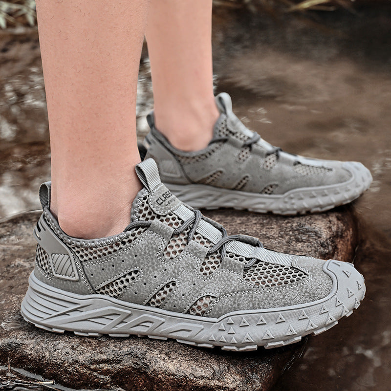 Damen Atmungsaktive Outdoor-Sneaker mit rutschfester Sohle EB